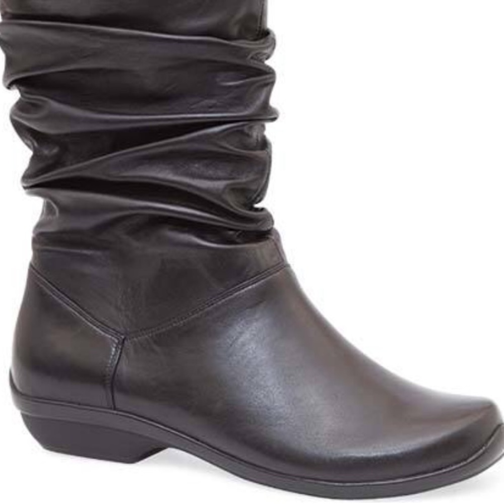 Dansko Olga Napa Black Boots